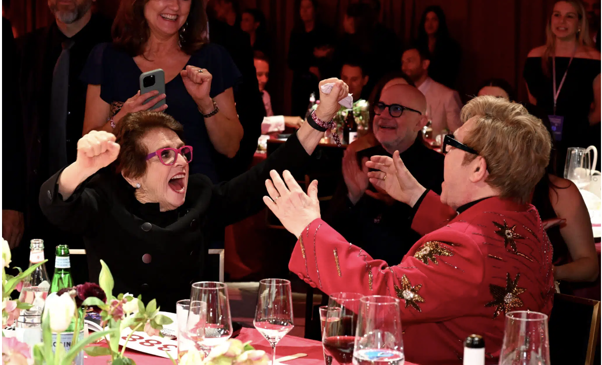 Elton John AIDS Foundation Academy Awards Viewing Party at West Hollywood Park, Los Angeles
