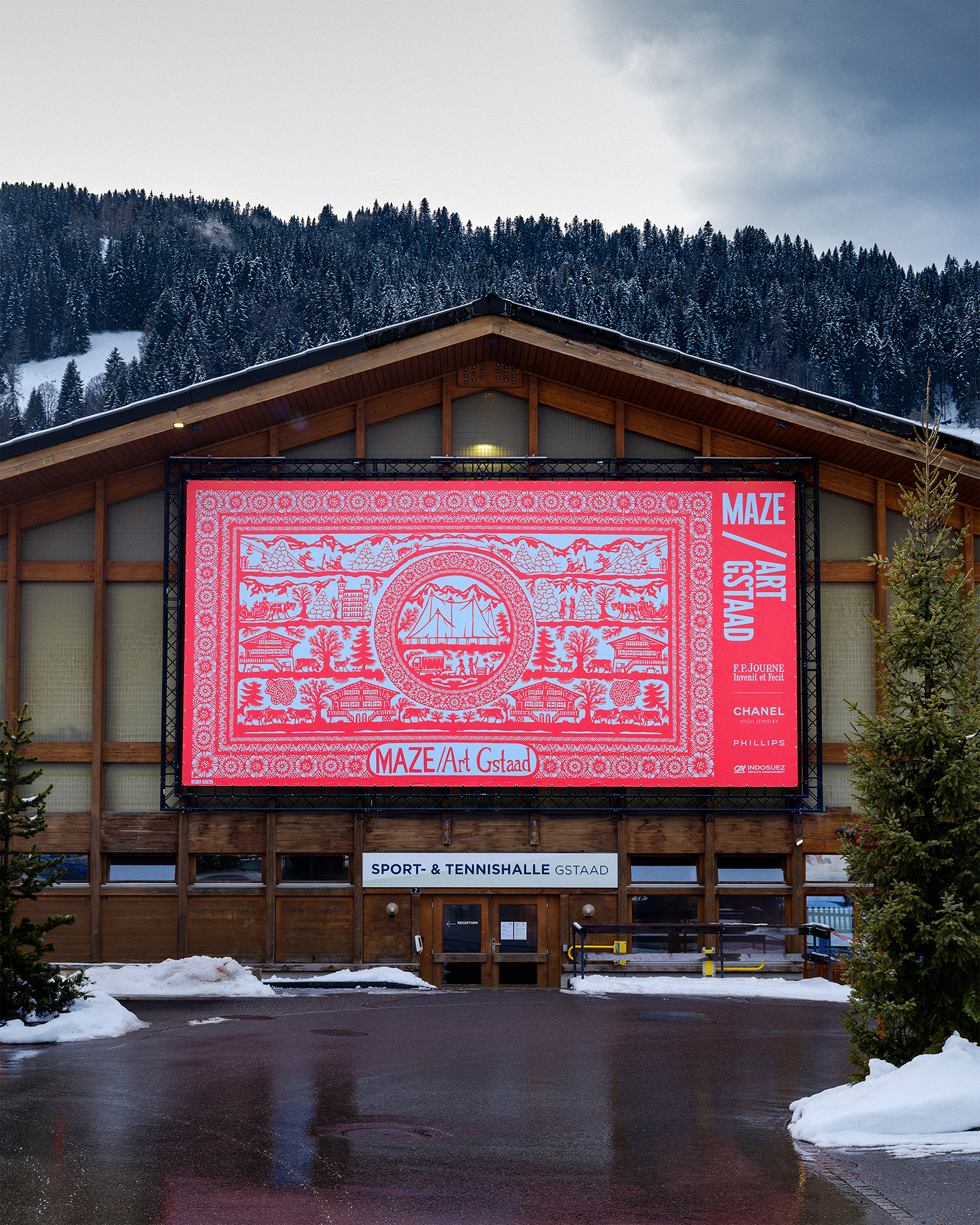 MAZE Art Gstaad 2027 at Festival-Zelt, Sportzentrumstrasse 5, Gstaad