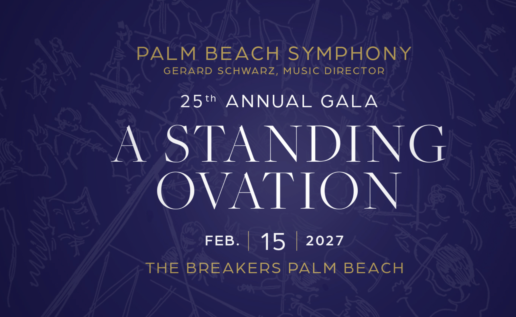 Palm Beach Symphony Gala 2027 at The Breakers Palm Beach, One South County Road, Palm Beach, Florida