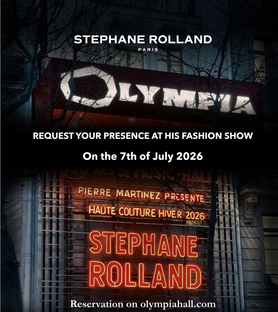 Stéphane Rolland — Charity Couture Show at L'Olympia at L'Olympia, Paris