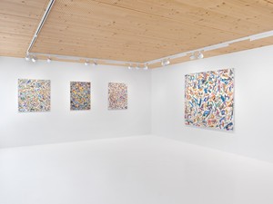Simon Hantaï the last studio at Promenade 79, Gstaad