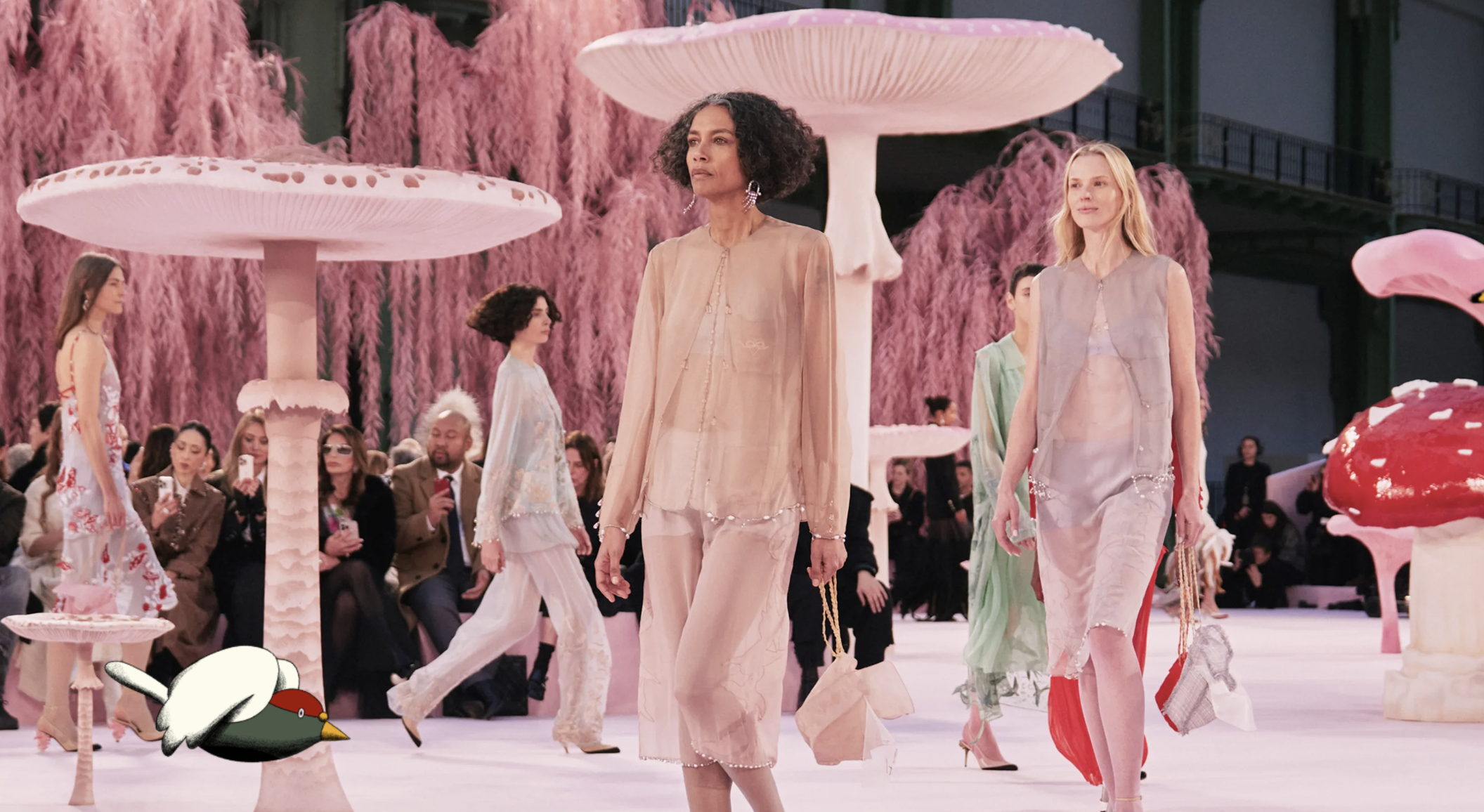 Chanel Couture Spring 2026 Finds Its Freedom in Feathers, Transparency, and a Surrealist Woodland