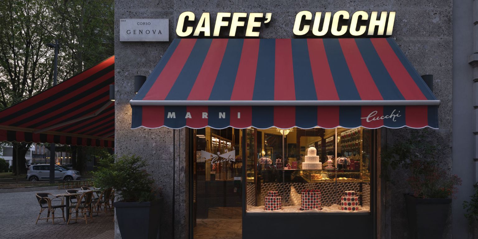 Marni x Cucchi Transforms One of Milan's Most Historic Cafés Into a Three-Month Fashion Experience