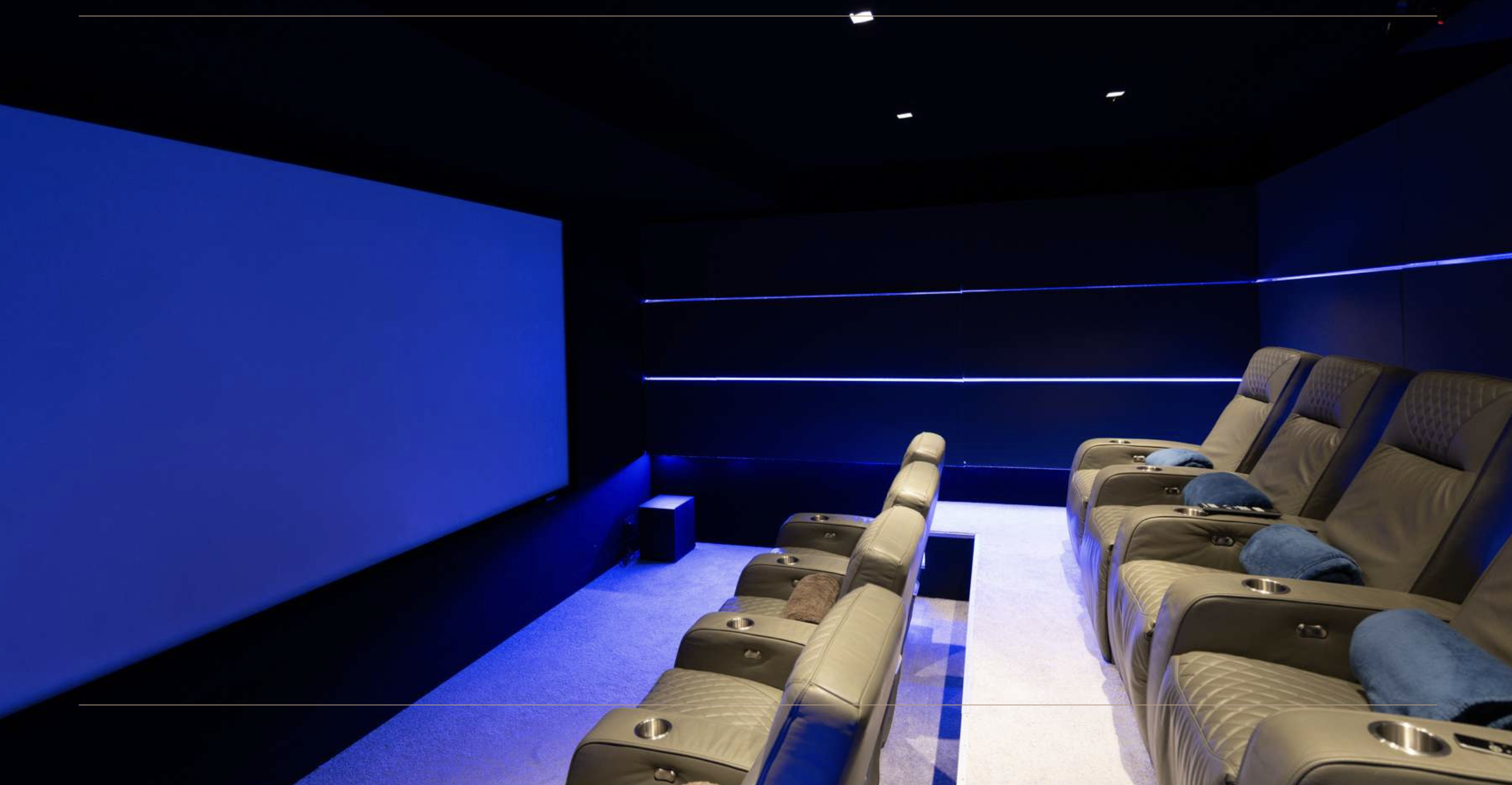 Villa Des Marres, Ramatuelle Cinema Room
