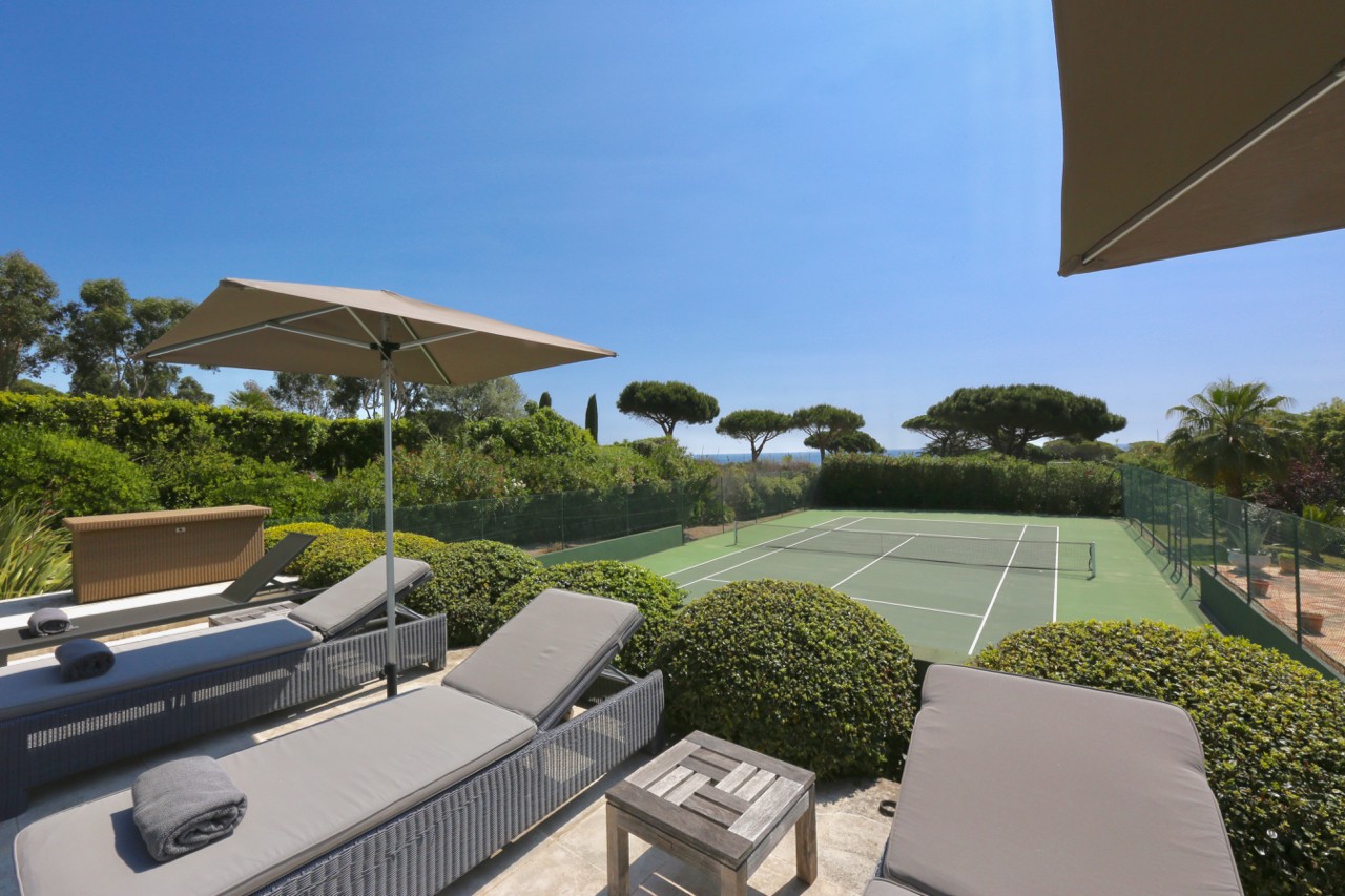 Villa Patch Pampelonne Ramatuelle Tennis Court