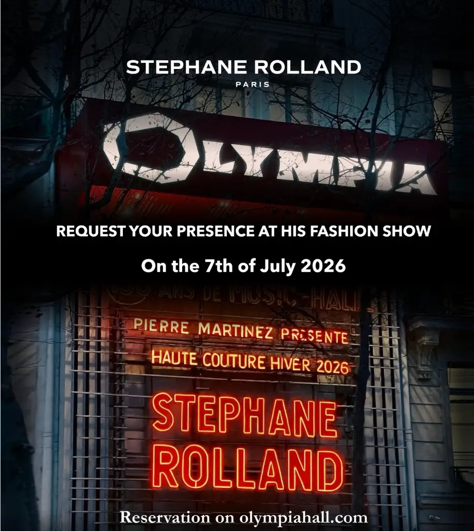 Stéphane Rolland — Charity Couture Show at L'Olympia at L'Olympia, Paris