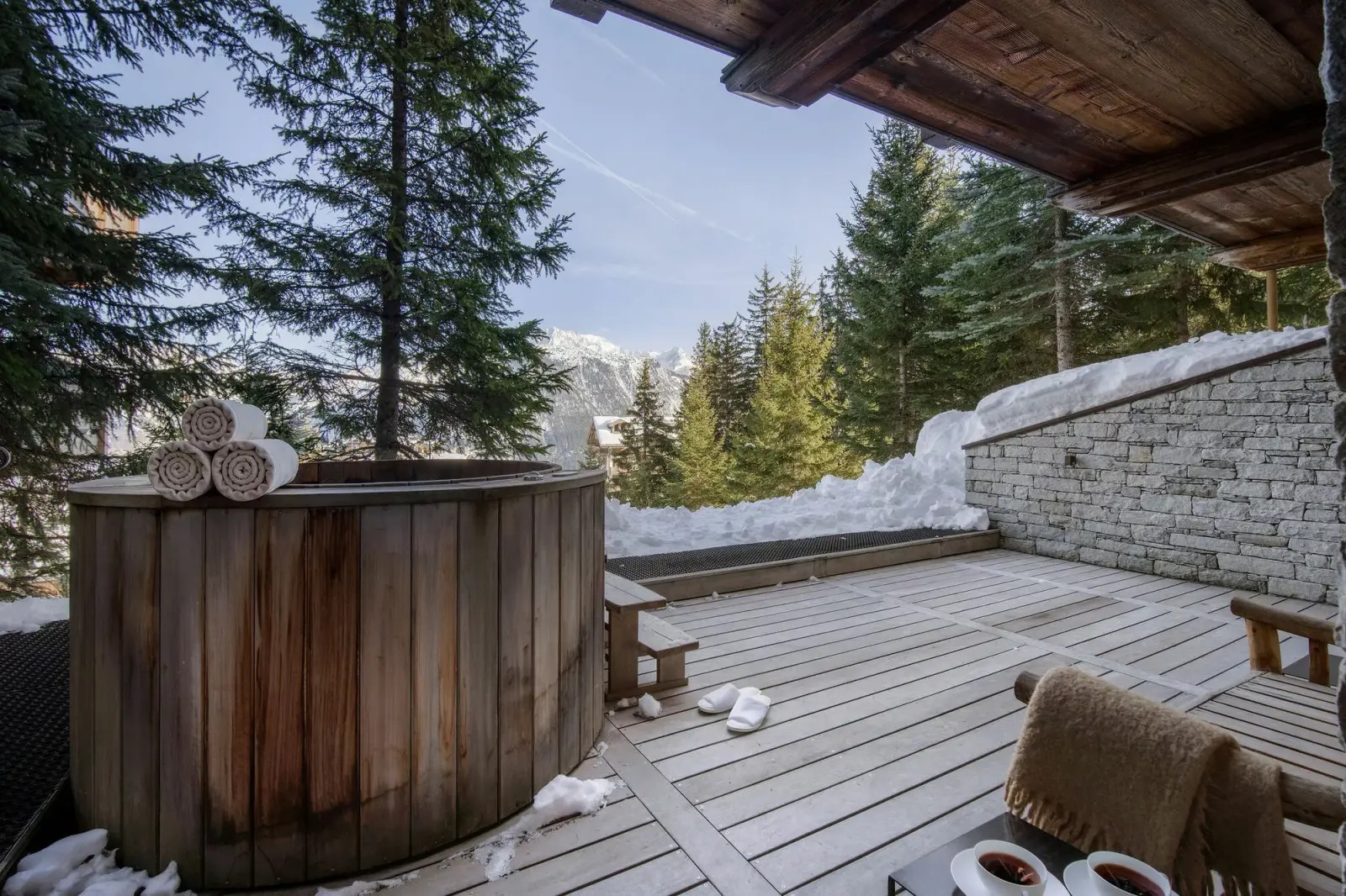 Chalet Nanuq Courchevel 1850: Christophe Tollemer Design With Cinema and Billiards Room