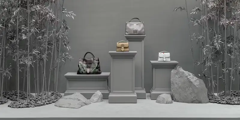 Delvaux Brussels Atelier Transforms Into a Gray Garden by Hans Op de Beeck
