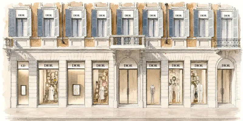 House of Dior Milan: Fashion, Art, and Gastronomy on Via Monte Napoleone