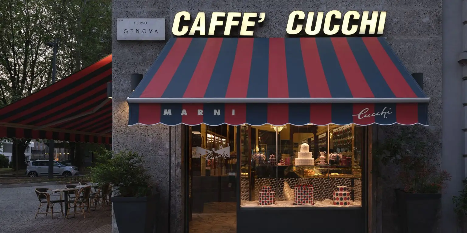 Marni x Cucchi Transforms One of Milan's Most Historic Cafés Into a Three-Month Fashion Experience