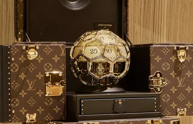 Louis Vuitton Turns Its Monogram Football Into a Clock and Auctions It for UNICEF - L'Epée 1839 Builds the Movement - Image 2