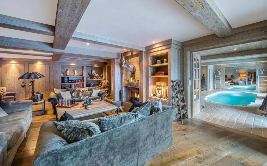 Luxury Ski Holidays in France: Indulge in the Alpine Elegance with Méribel's Finest Chalets - Chalet Hadrien: Méribel's Largest Terrace Faces the World Cup Slalom Piste - Image 4