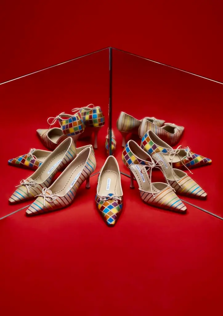 Manolo Blahnik at Bon Marché Paris