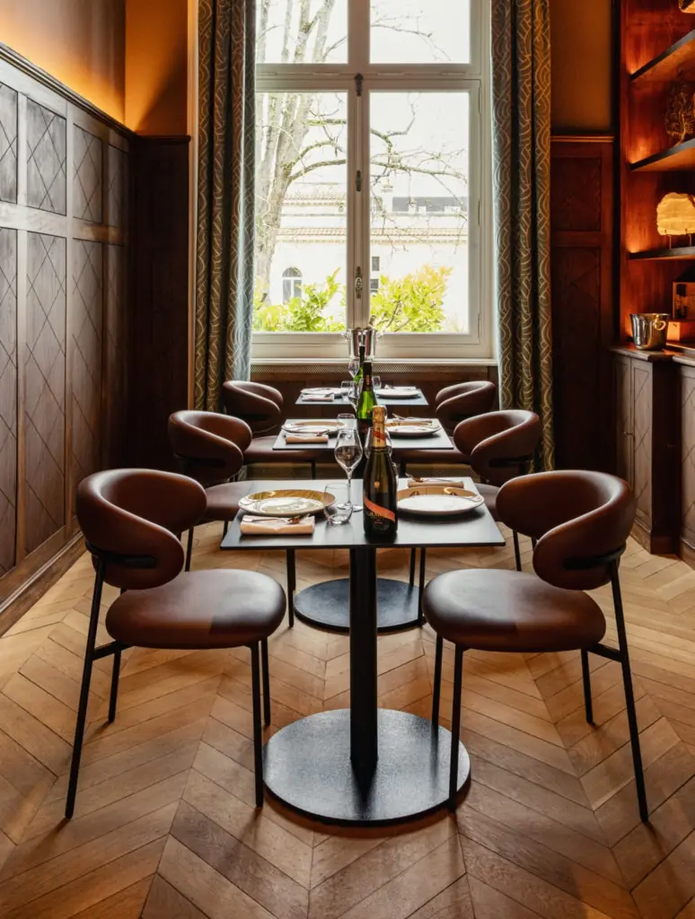 “La Table Des Chefs” by Maison Mumm in Reims.