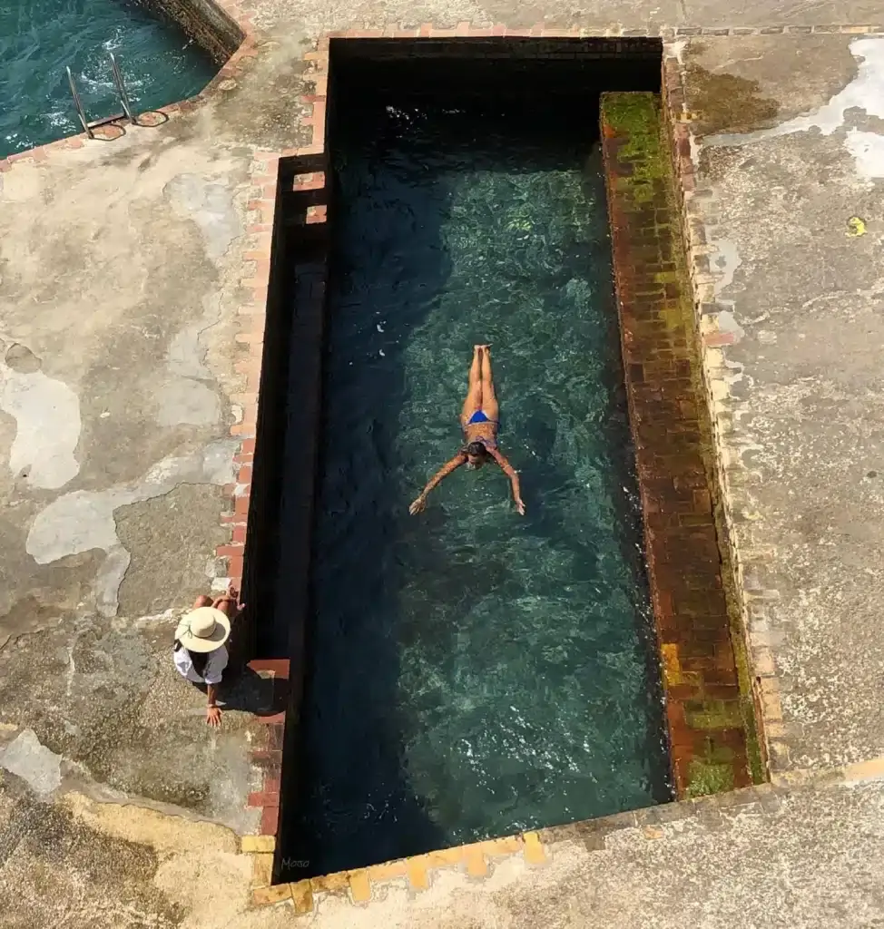 The Riva Verde pool, Parthenope - Paolo Sorrentino