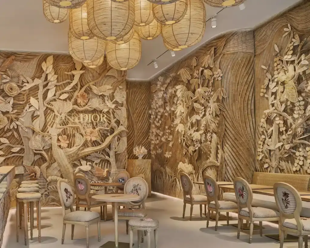 Café Dior, Dior Gold House - Bangkok, Photo courtesy of Dior