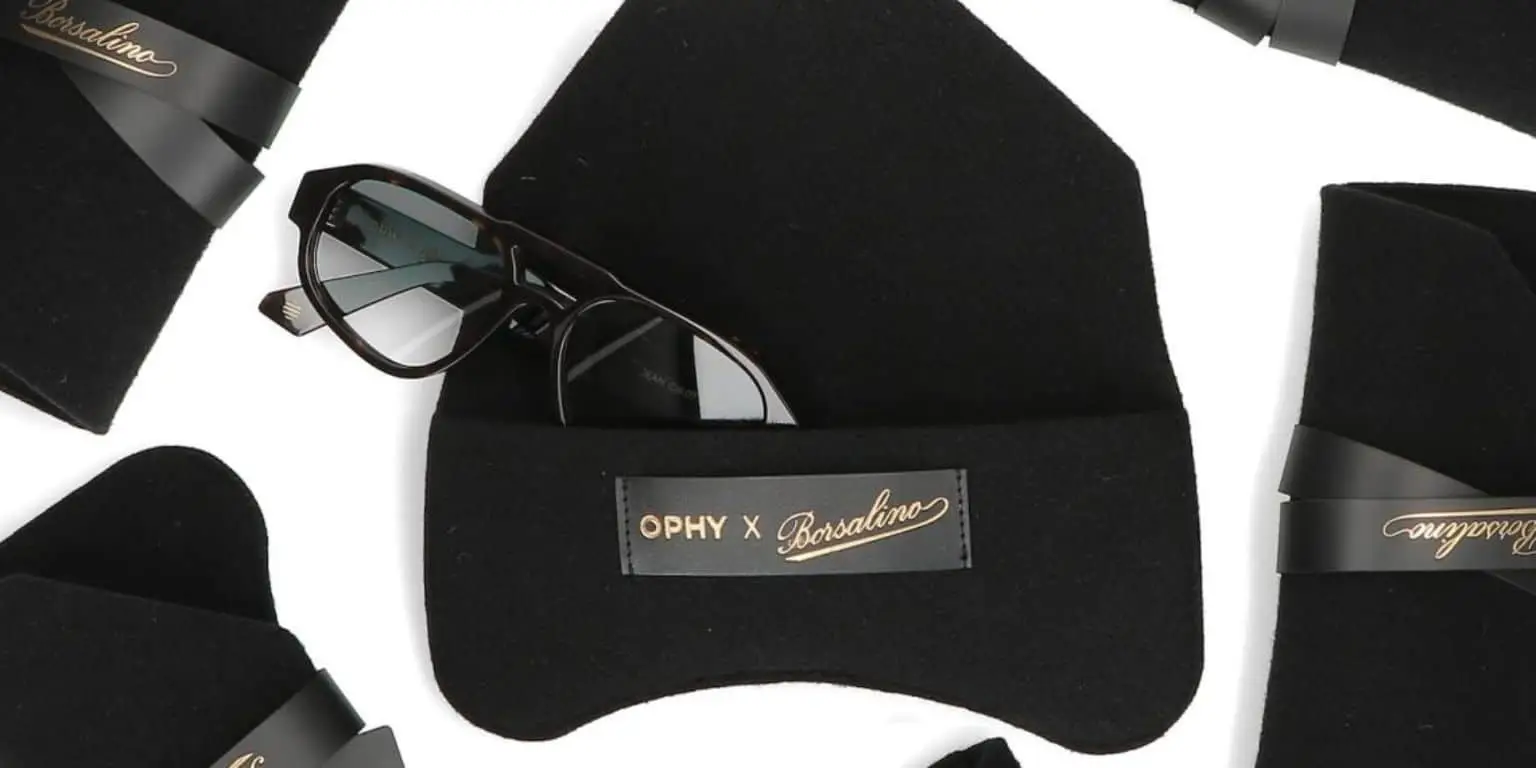 Borsalino Eyewear debuts the Borsalino x Ophy capsule