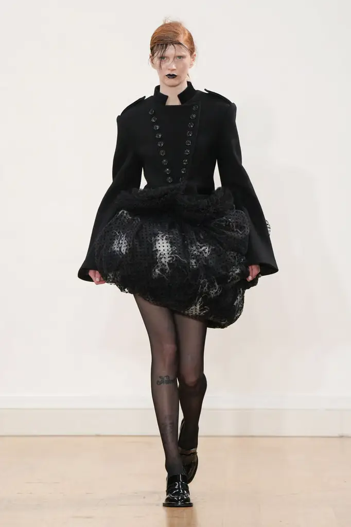 5 Top Women Fashion Trends FW25/26 Spotted at London Fashion Week  - The Return of the Bubble Skirt - Image 1