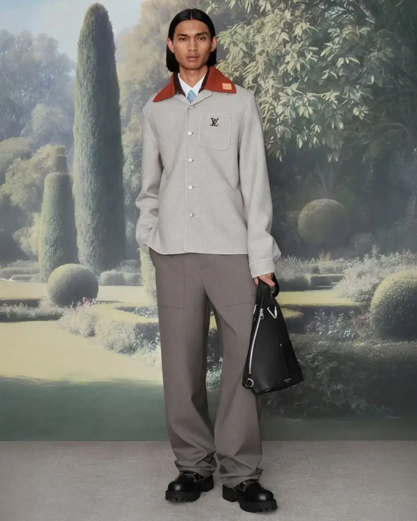 Pharrell Paints an English Garden for Louis Vuitton Men Spring 2026 Pre-Collection - Sartorial Walks and Ceremonial Tracksuits - Image 1