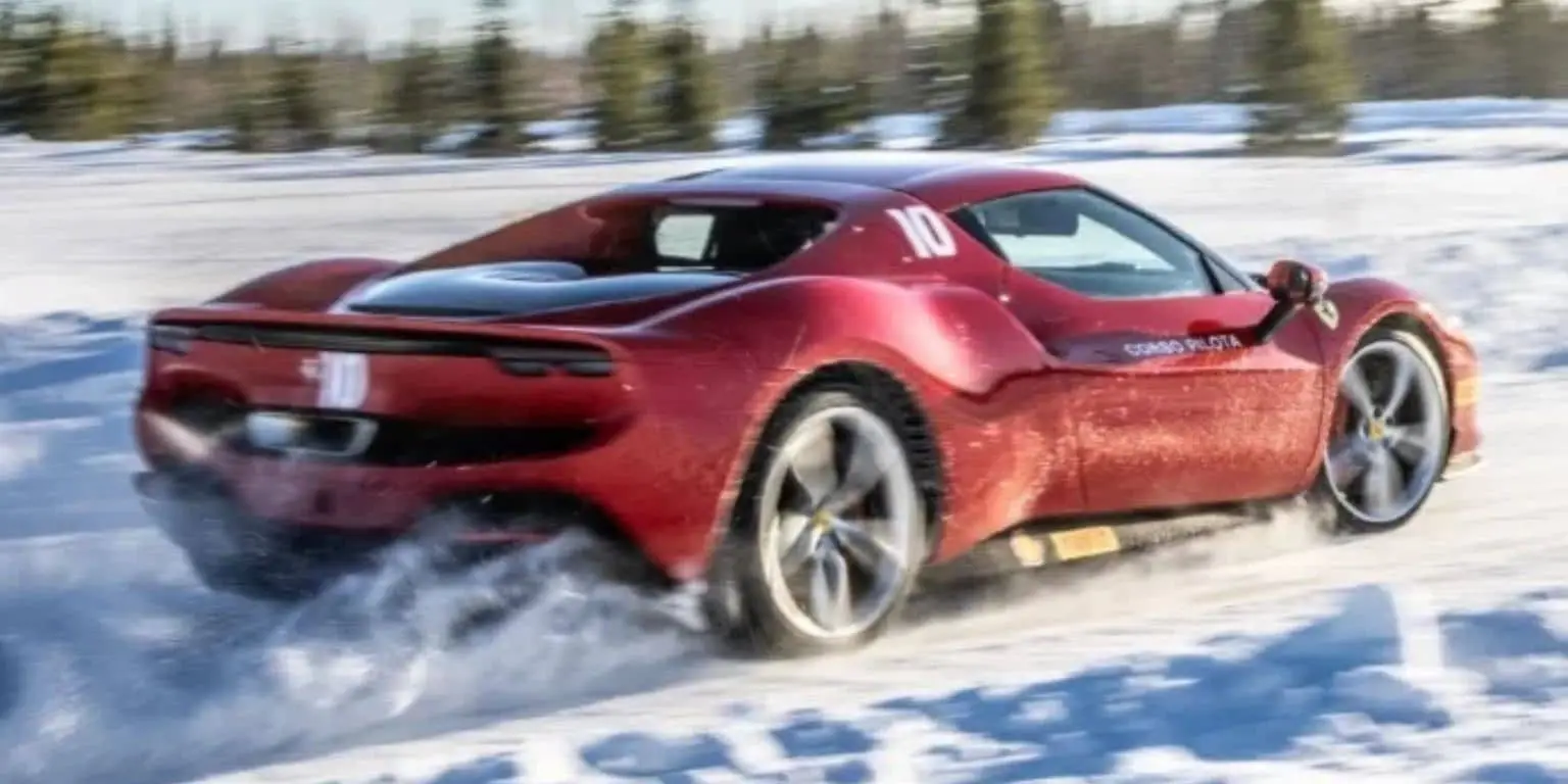 Ferrari on Ice Experience package, Lapland, Feb