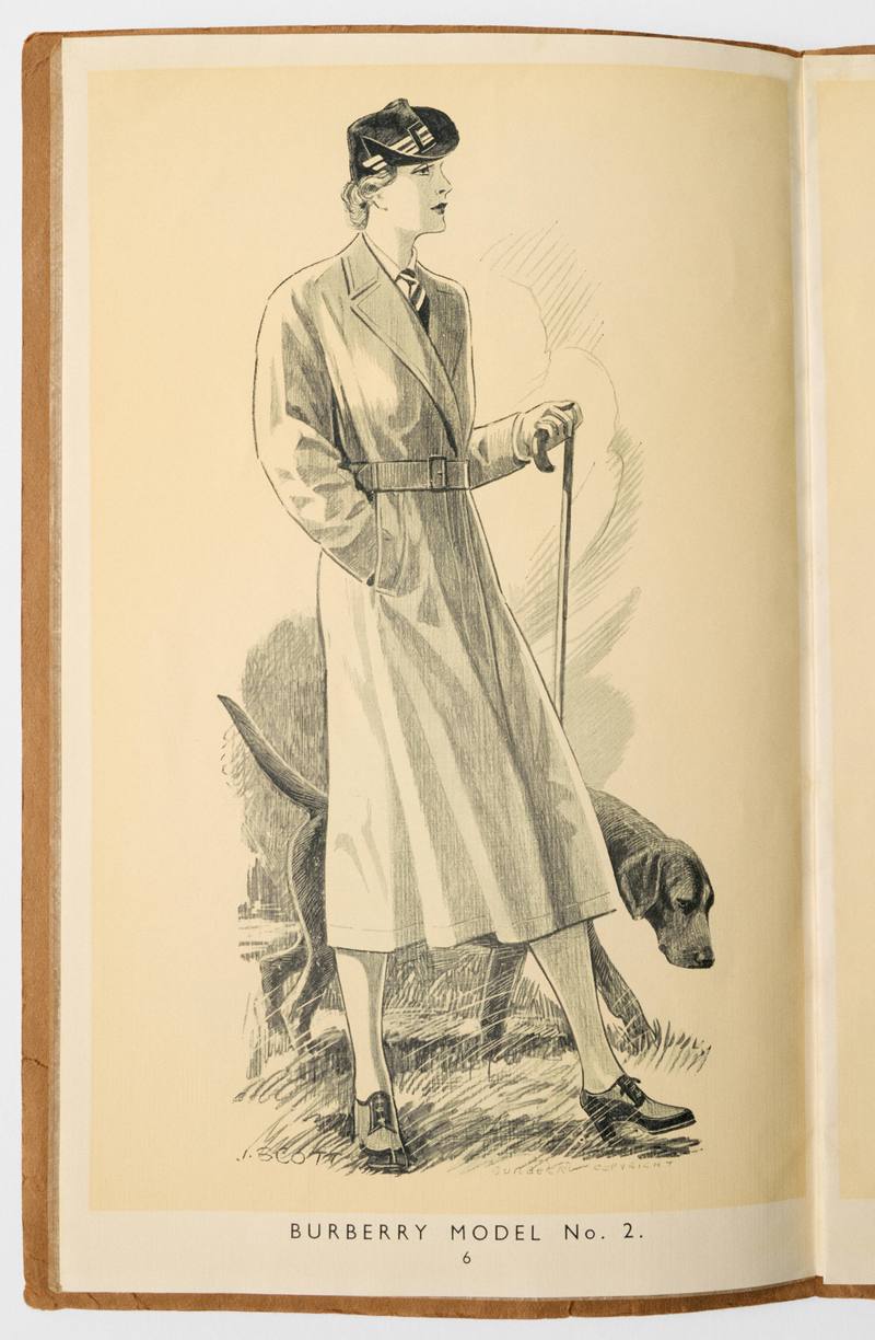 A Womenswear Catalogue Featuring Trench Coats, About 1937 – 44