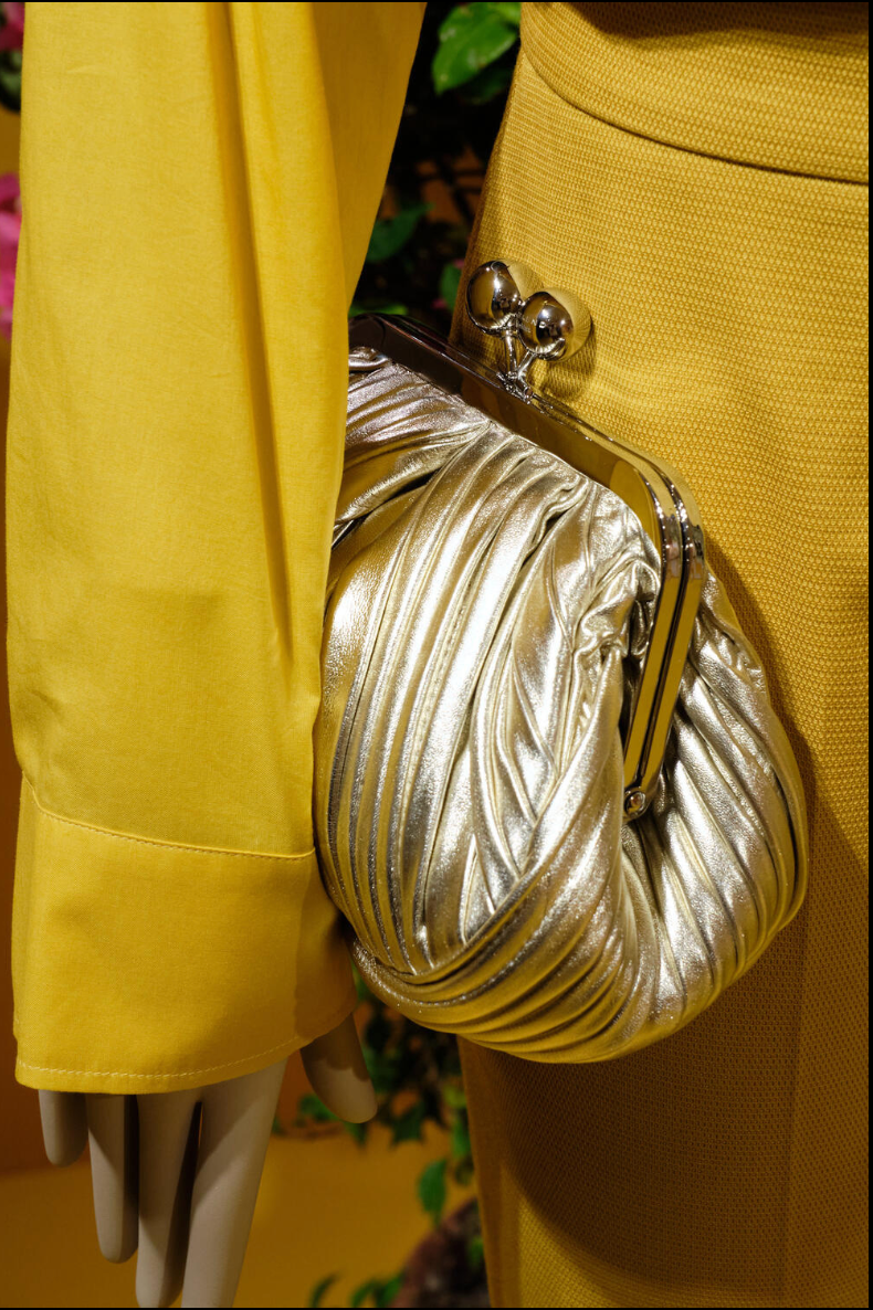 Weekend Max The Gold Prestine Bag, Mara  X Marie Louise Sciò Capsule SS27